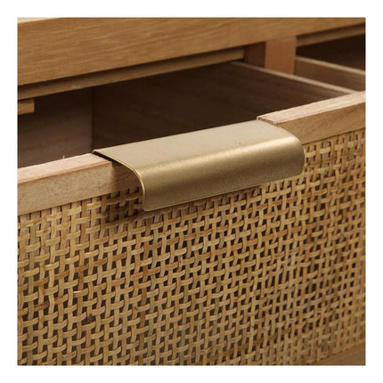 Konsolentisch mit Schubladen Versa 30 x 78 x 110 cm Paulonia-Holz