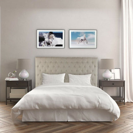 Bild Versa Kristall Kunststoff 2 x 60 x 40 cm Holz MDF