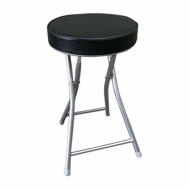 Klapphocker Versa Schwarz Polyskin (30 x 50 x 30 cm)