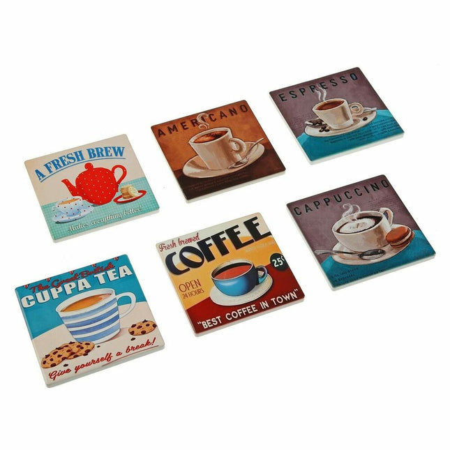 Untersetzer Versa Cofee (10 x 10 cm) (6 Stücke)