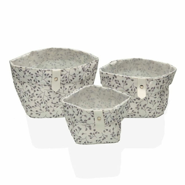 Korb-Set Versa Oxford Polyester Textil (3 pcs)