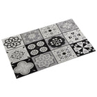 Teppich Mosaic Versa Blk Schwarz Polyester (50 x 2 x 80 cm)