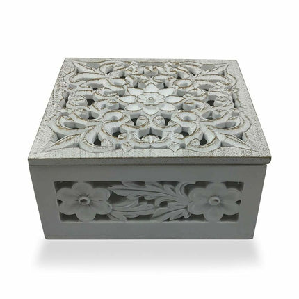 Box-Schmuckkästchen Versa Mandala Holz MDF (17 x 8 x 17 cm)