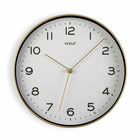 Wanduhr Versa Golden PU (30,5 x 4,3 x 30,5 cm)