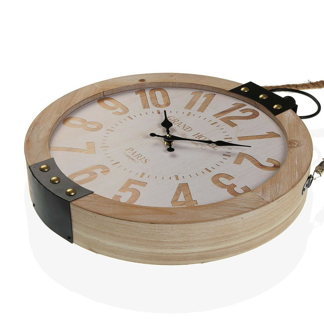 Wanduhr Grand Hotel Versa Holz MDF (40 x 6,5 x 47 cm)