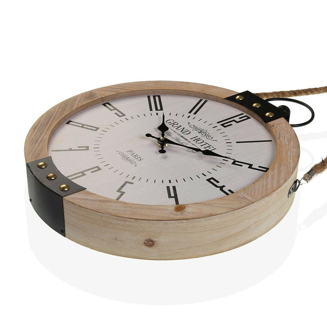 Wanduhr Grand Hotel Versa BL Holz MDF (40 x 6,5 x 47 cm)
