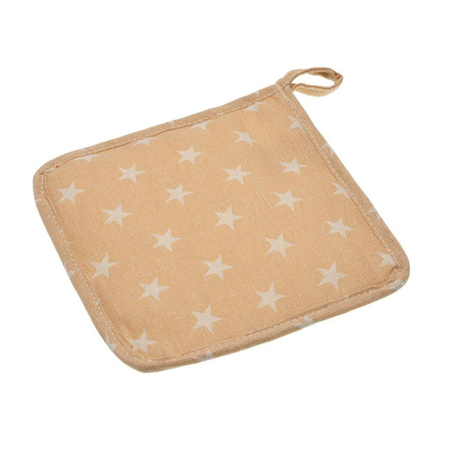 Backofenhandschuh Versa Stars Beige Textil (20 x 20 cm)