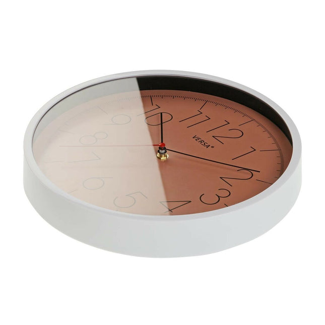 Wanduhr Versa Terrakotta Kunststoff (4,3 x 30,5 x 30,5 cm)