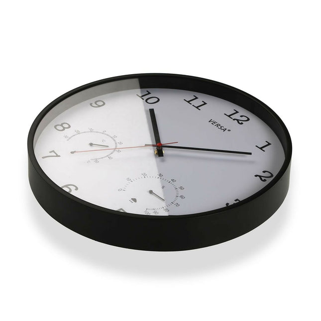 Wanduhr Versa Weiß Kunststoff (4,3 x 35,5 x 35,5 cm)