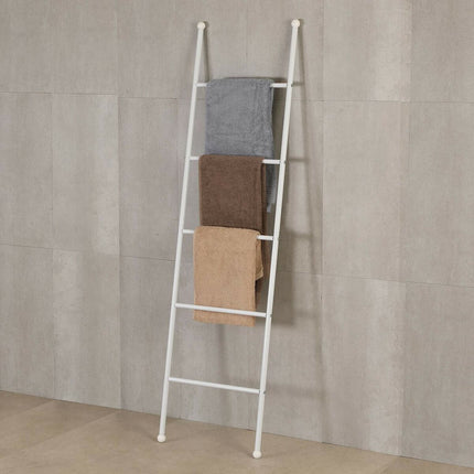 Handtuchständer Versa Weiß 42 x 150 x 20 cm Metall