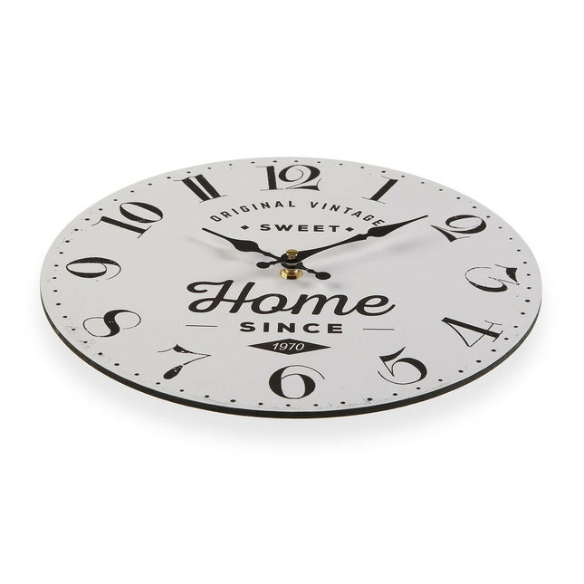 Wanduhr Versa Home Holz (4 x 29 x 29 cm)