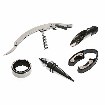 Weinzubehör-Set Versa Flasche Kunststoff (7 x 7 x 32 cm)