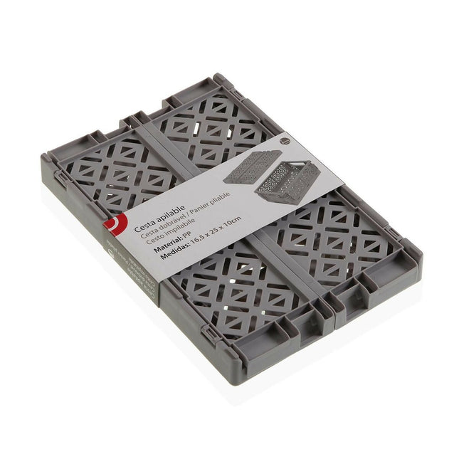 Faltschachtel Versa Grau Polypropylen 25 x 10 x 16,5 cm