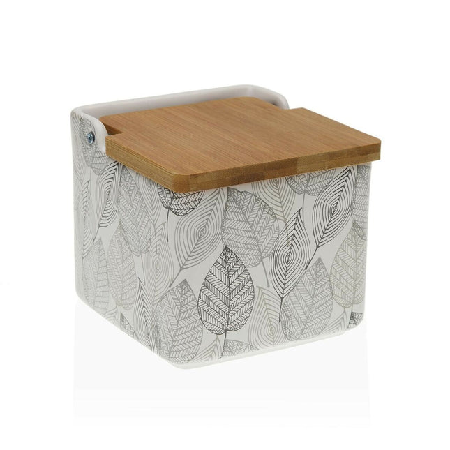 Salzstreuer mit Deckel Versa Gardee Bettlaken aus Keramik (12,2 x 11,5 x 12,2 cm)