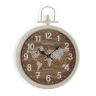 Wanduhr Versa Weltkarte Metall 40 x 6 x 54,5 cm