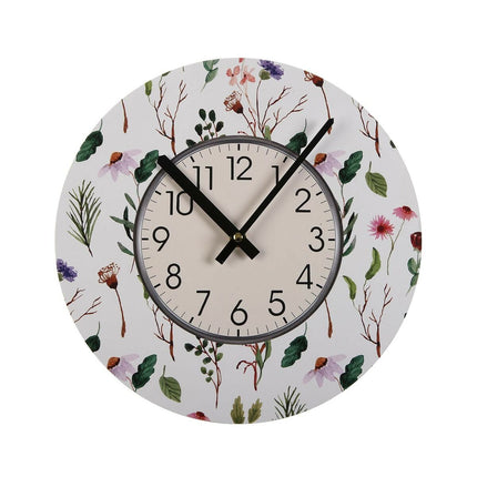 Wanduhr Versa Sansa Blomster Holz 4 x 30 x 30 cm