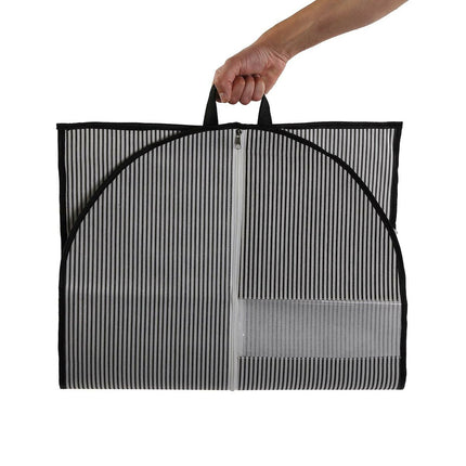 Kleidersack Versa Streifen Schwarz 100 x 60 cm