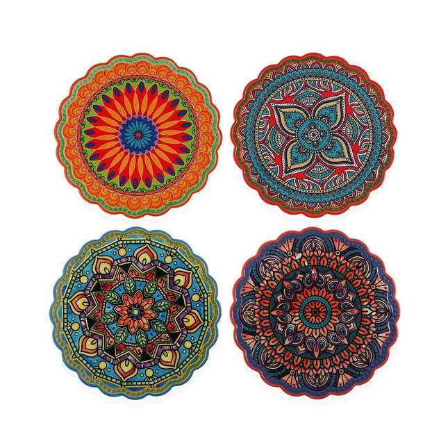 Untersetzer Versa rund aus Keramik Kork 20 x 20 cm