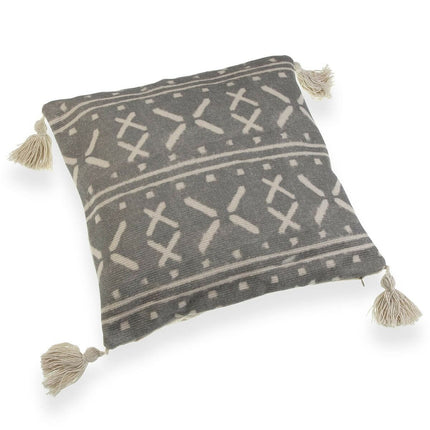 Kissen Versa Grau Quasten 10 x 45 x 45 cm