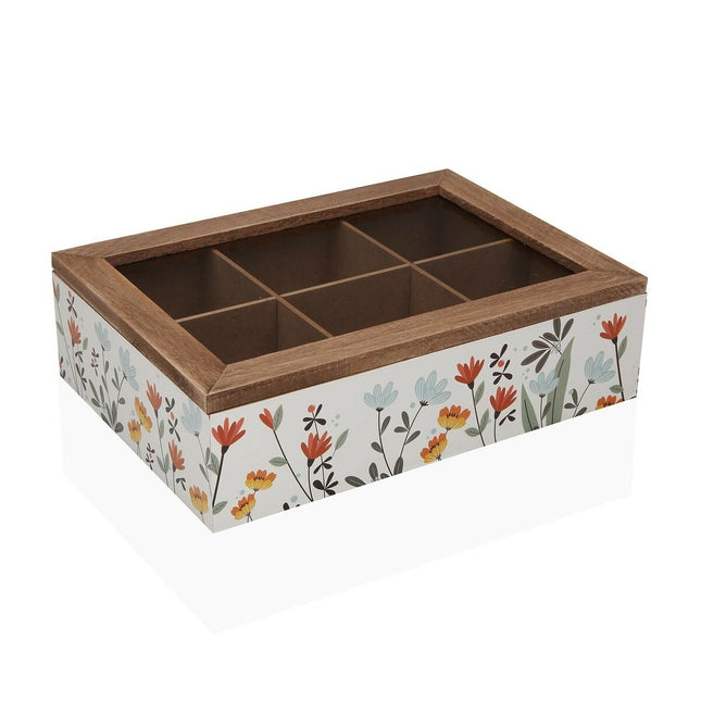 Teebox Versa Selene Holz 17 x 7 x 24 cm