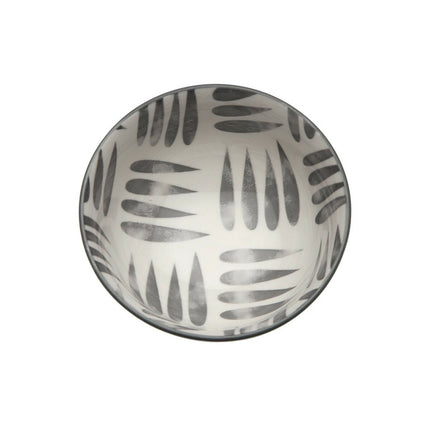 Schüssel Versa Grau aus Keramik Porzellan 15,5 x 7 x 15,5 cm
