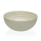 Salatschüssel Versa Hellgrau 22,5 x 9 x 22,5 cm aus Keramik Porzellan