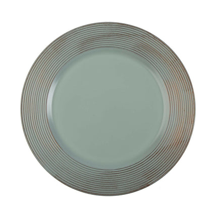 Flacher Teller Versa Grau Kunststoff 33 x 33 cm