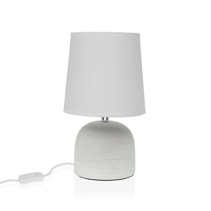 Tischlampe Versa Weiß aus Keramik 14 x 22 x 14 cm