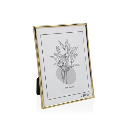 Fotorahmen Versa Gold Metall Minimalistisch 1 x 15,5 x 10,5 cm