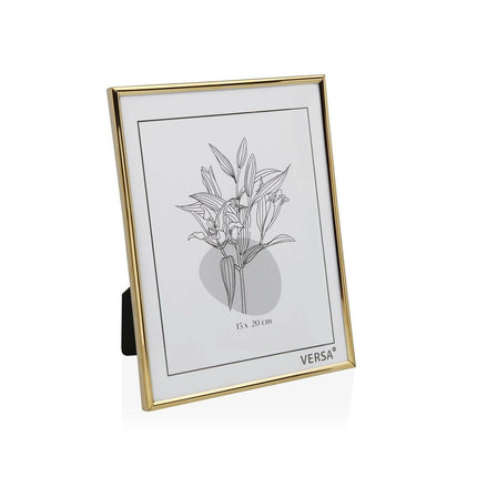 Fotorahmen Versa Gold Metall Minimalistisch 1 x 18,5 x 13,5 cm