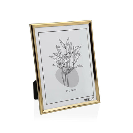 Fotorahmen Versa Gold Metall Minimalistisch 1 x 18,5 x 13,5 cm