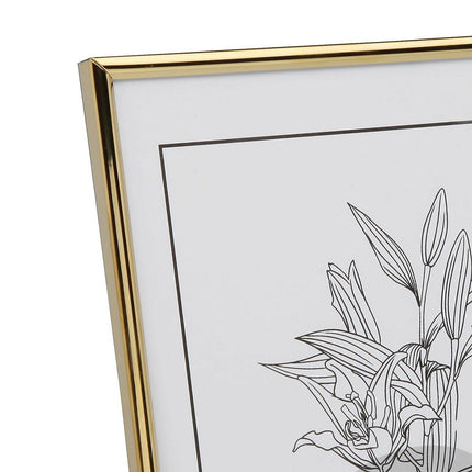 Fotorahmen Versa Gold Metall Minimalistisch 1 x 20,5 x 15,5 cm