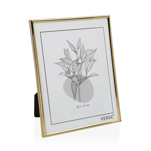 Fotorahmen Versa Gold Metall Minimalistisch 1 x 25,5 x 20,5 cm