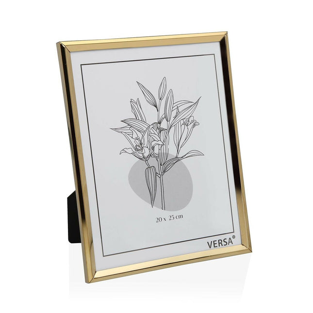 Fotorahmen Versa Gold Metall Minimalistisch 1 x 25,5 x 20,5 cm