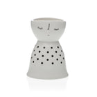 Blumentopf Versa Gesicht aus Keramik 10,8 x 14,4 x 10,8 cm