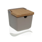 Zuckerdose Versa Grau 8,8 x 8,5 x 8,8 cm aus Keramik