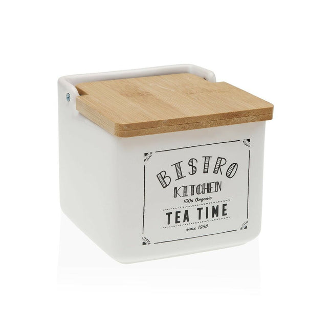 Salzstreuer mit Deckel Versa Bistro aus Keramik Dolomite 12,2 x 11,5 x 12,2 cm