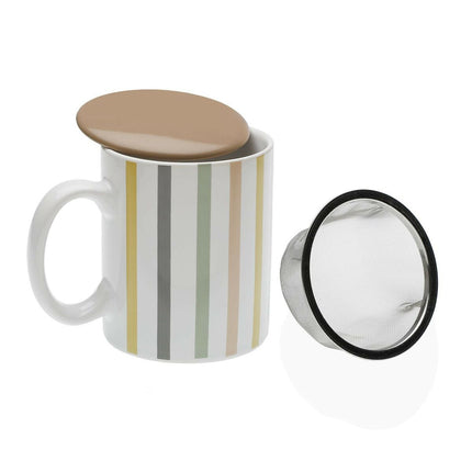 Filtertasse für Teeaufgüsse Versa Jasper Steingut