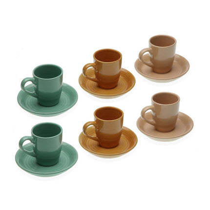 Satz von 6 Kaffeetassen Versa aus Keramik