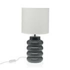 Tischlampe Versa Grau aus Keramik 60 W 20 x 40 cm