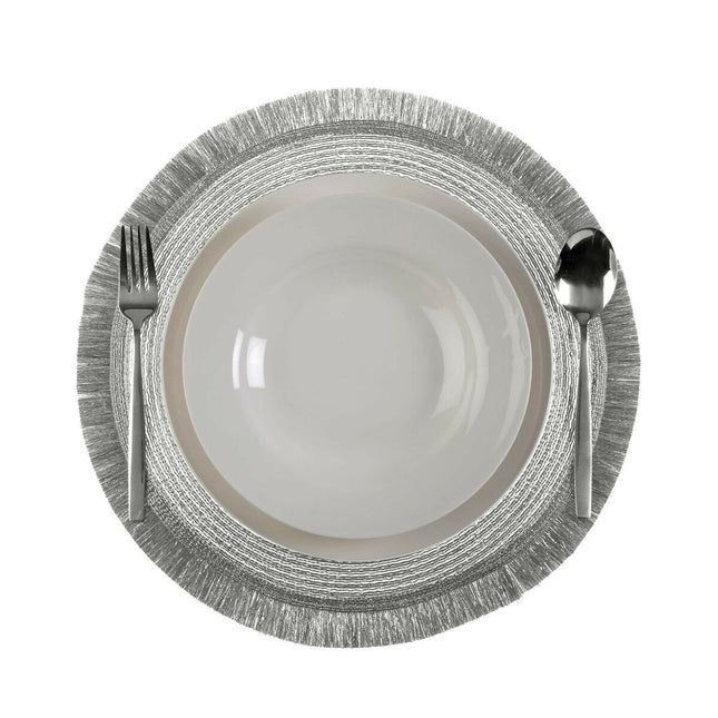 Untersetzer Versa Silberfarben 38 x 38 cm