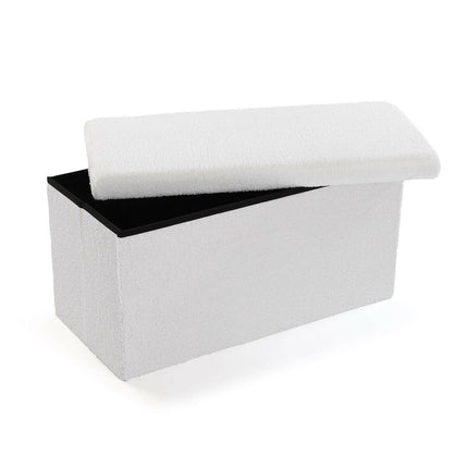 Auseinandernehmbare Truhe Versa Teddy Polyester Holz MDF 38 x 37,5 x 76,5 cm