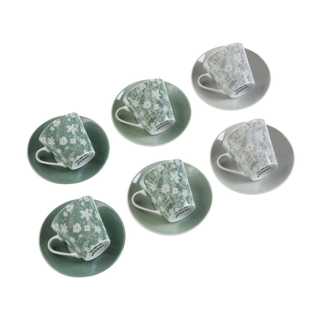 Satz von 6 Kaffeetassen Versa Margareta Porzellan