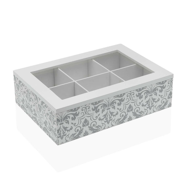 Teebox Versa Damasco Holz 17 x 7 x 24 cm