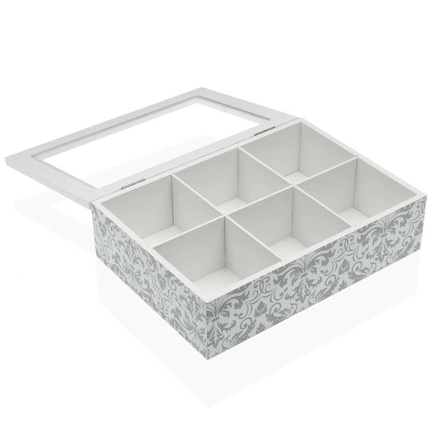 Teebox Versa Damasco Holz 17 x 7 x 24 cm