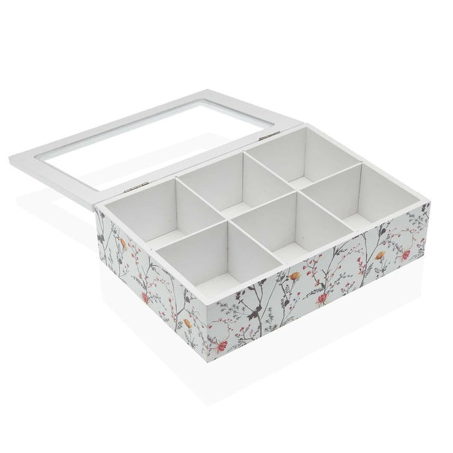 Teebox Versa Balbec Holz 17 x 7 x 24 cm
