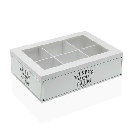 Teebox Versa Bistro Holz 17 x 7 x 24 cm