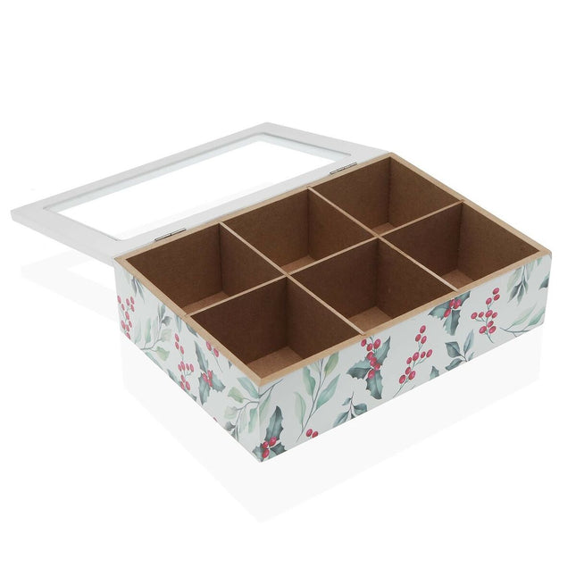 Teebox Versa Acebo Holz 17 x 7 x 24 cm