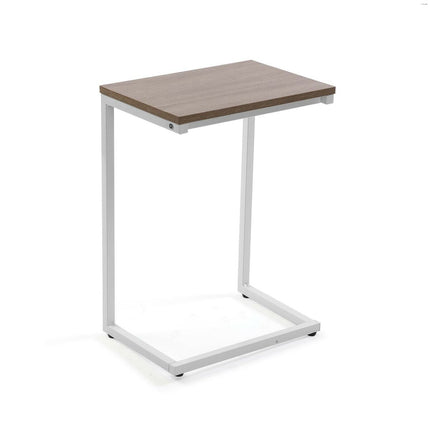 Set mit 3 Tischen Versa Weiß Metall Holz MDF 30 x 60 x 46 cm