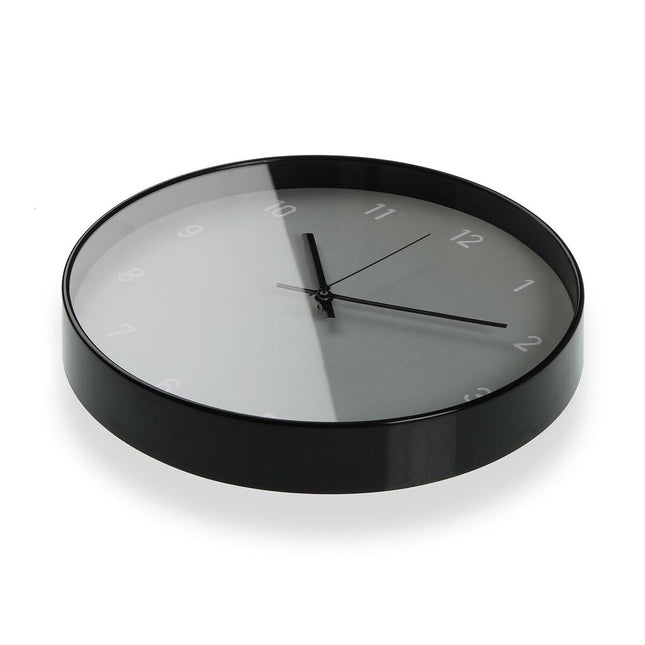 Wanduhr Versa Grau Kristall Kunststoff 4 x 30 x 30 cm